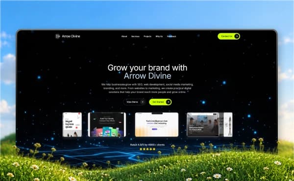 Arrow Divine Digital Marketing Website