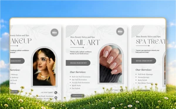Bina Beauty Salon & Spa - Branding by Dgisight